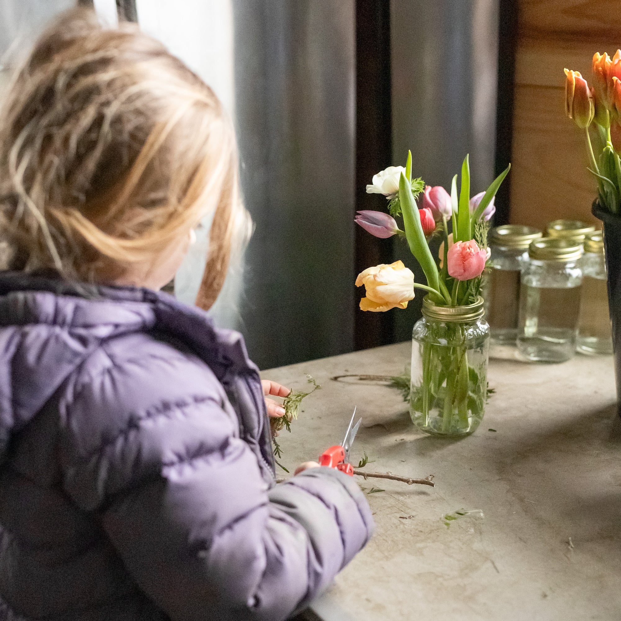 Jars & Joy Flower Jar + Cookie Class