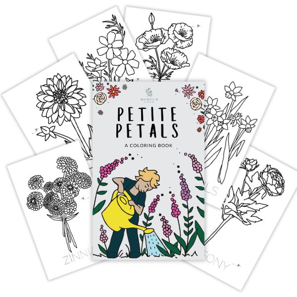 Petite Petals Coloring E-Book