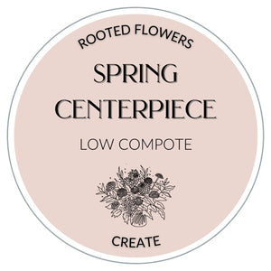 Spring Centerpiece: Create a Lush, Garden-Style Design in a Low Compote