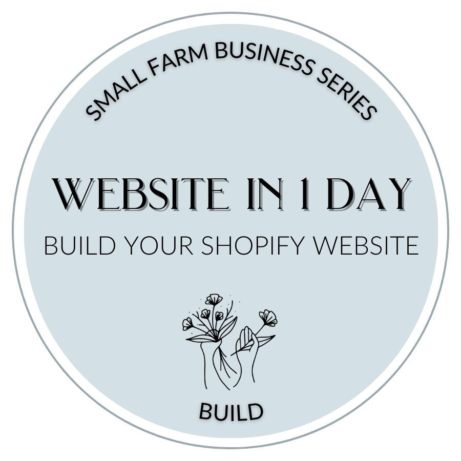 Build Your Shopify Website in 1 Day