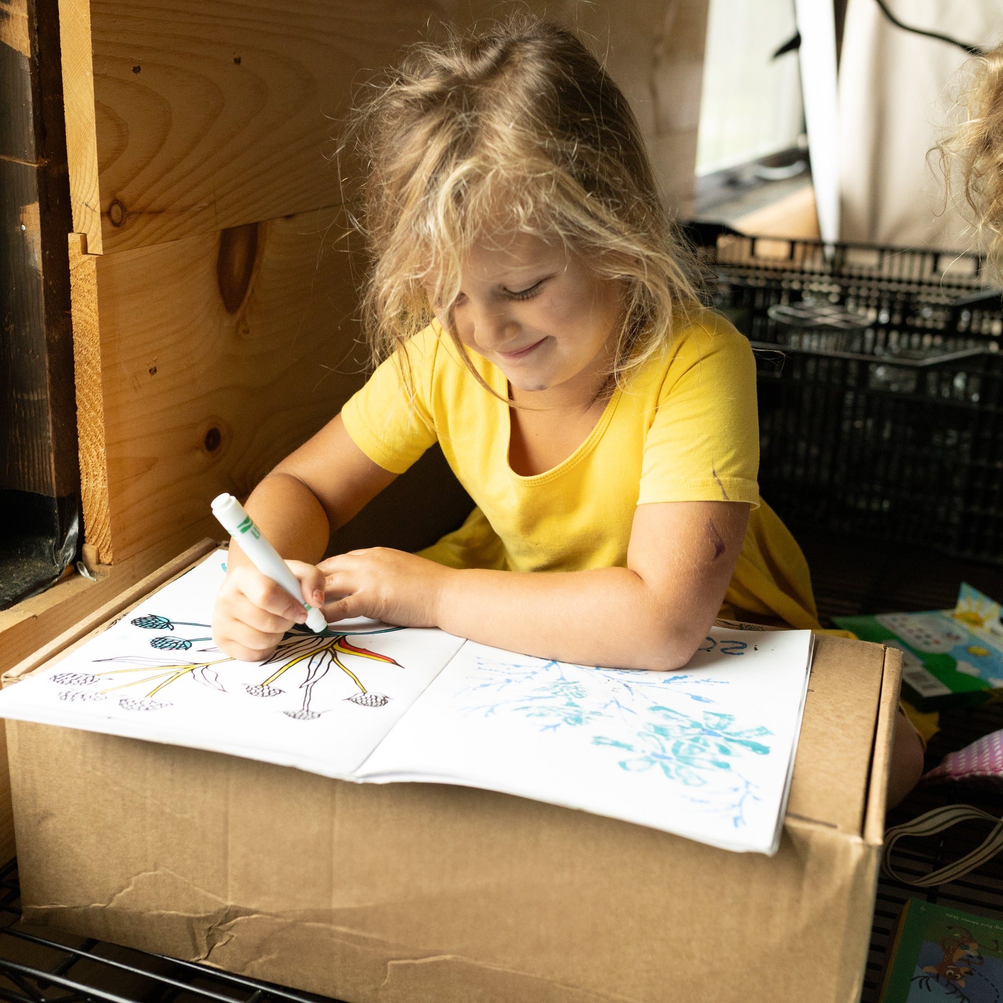 Kids Floral Painting (Ages 9–12)