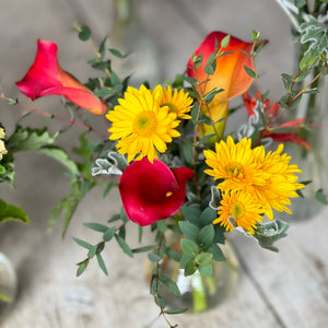 Quintet Charm: 5-Piece Mini Bud Vase Collection